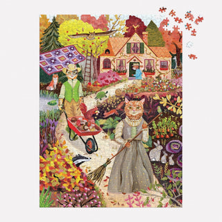 Cottage Cats 1000 Piece Foil Puzzle