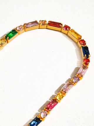 Shiloh Gold Multicolor Chain Bracelet