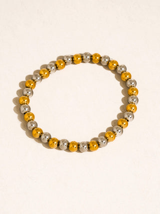 Ella Two Tone Beaded Bracelet