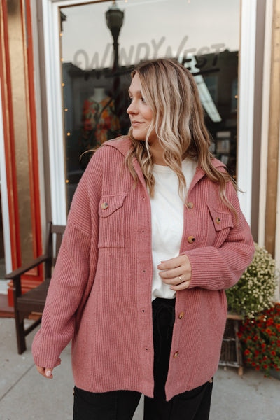 Treat Yourself Knit Shacket