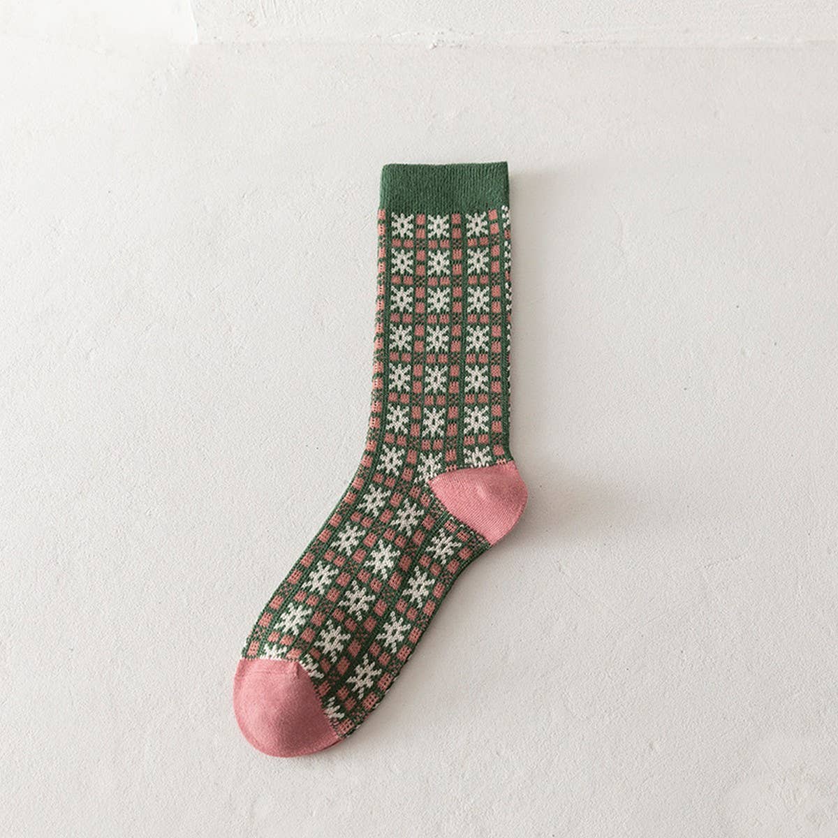 Floral Geometric Socks
