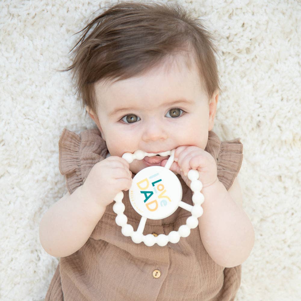 Happy Teether | I Love Dad Happy Teether