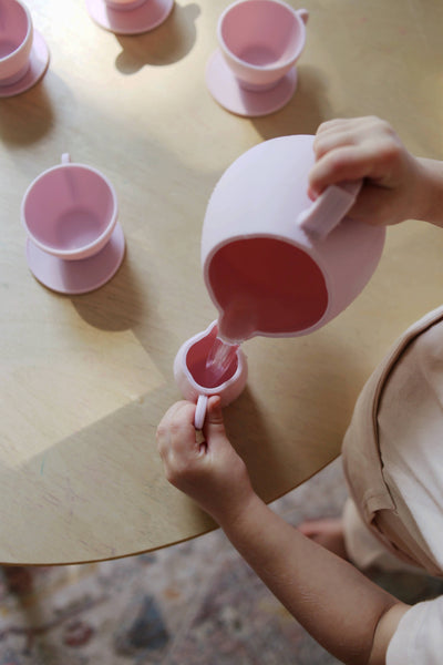Silicone Tea Play Set | Pink