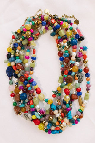 Stevie Colorful Beaded Necklace