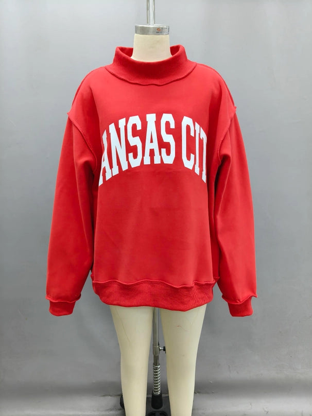 *PRE-ORDER* Kansas City Reversible Mock Neck Crewneck