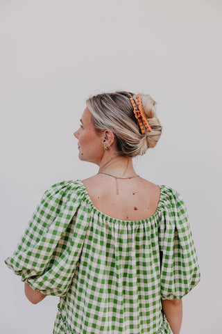 KAXI Scalloped Midi Hold Everything Claw