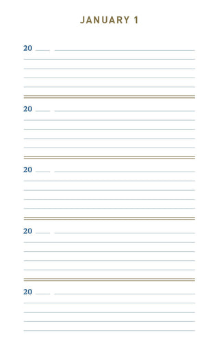 One Line A Day Journal
