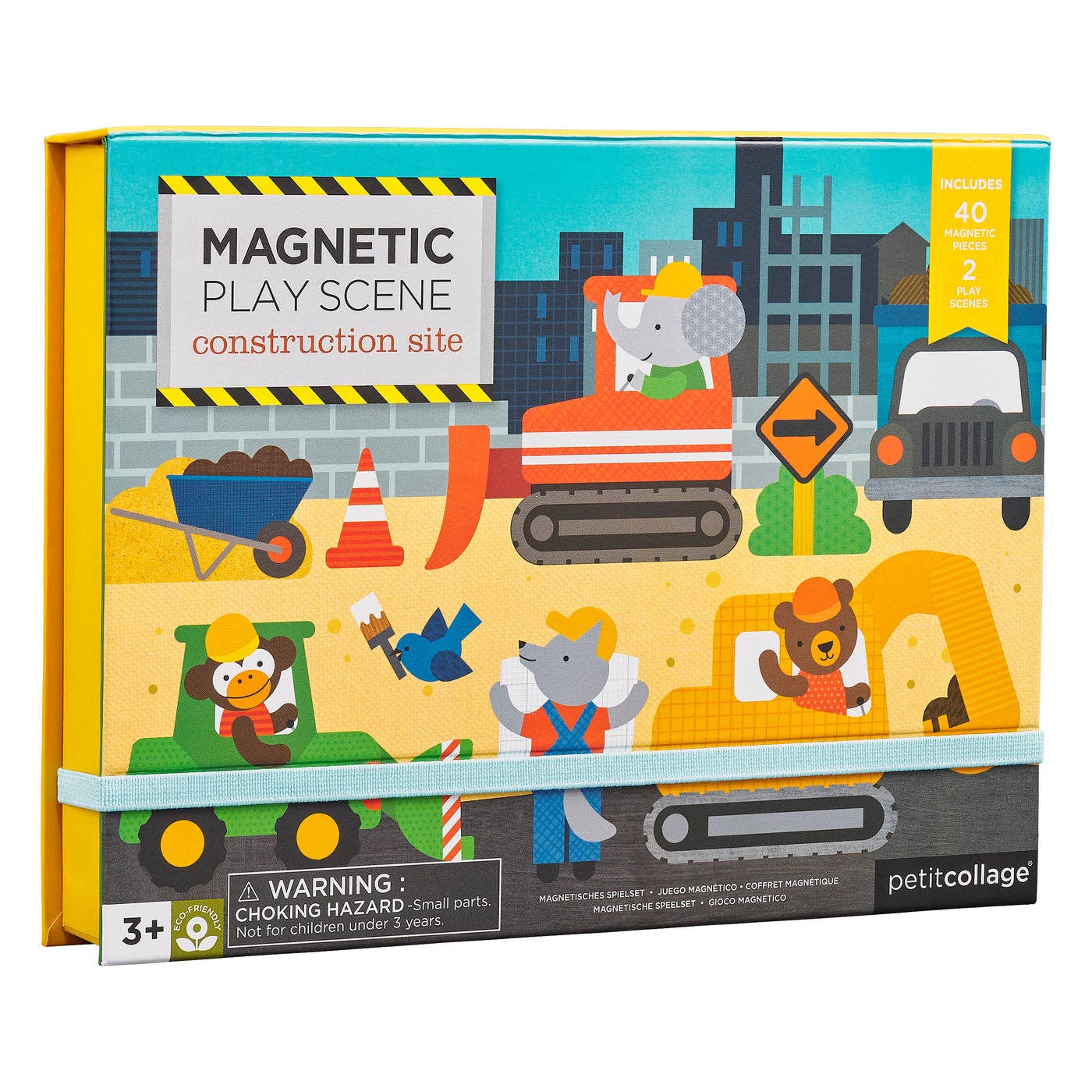 Magnetic Play Scene | Construction Site