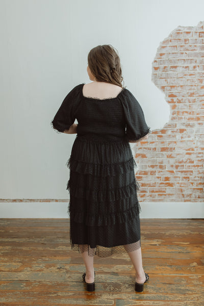 Tulle + Tiered Midi
