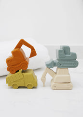 Construction Mold-Free Silicone Bath Toy Set 