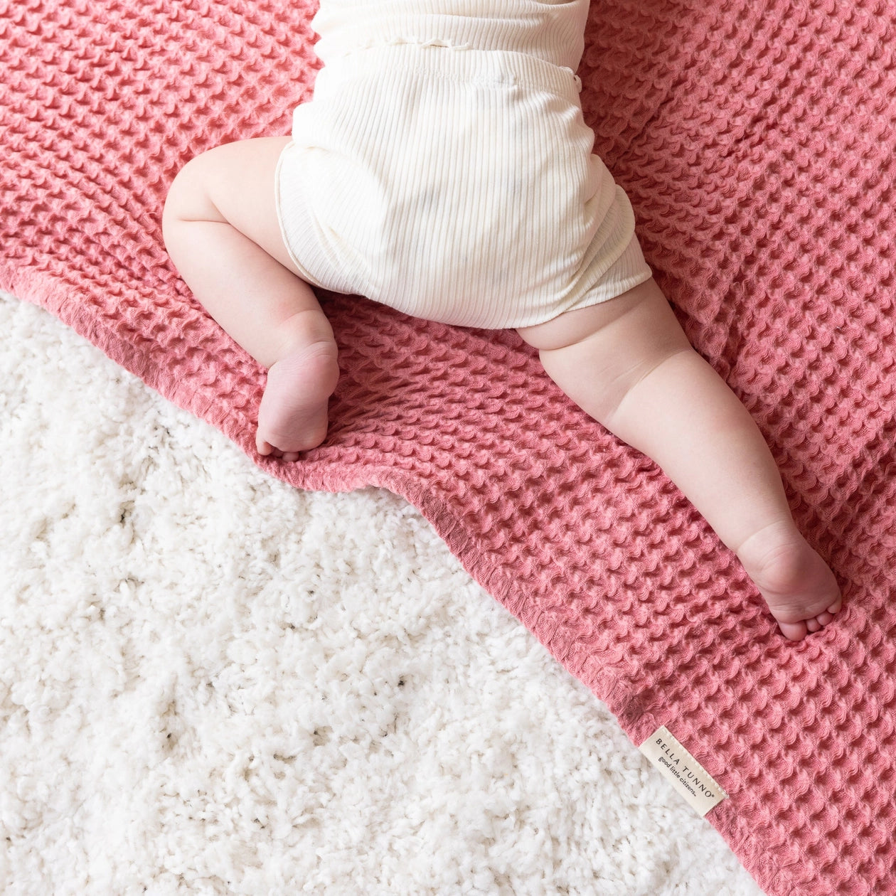 Waffle Baby Blanket | Watermelon