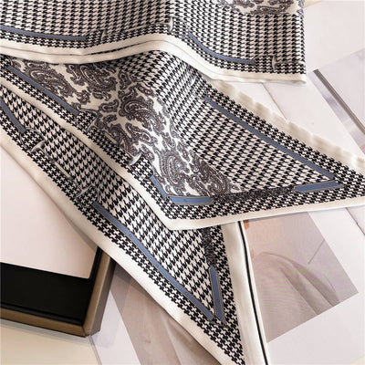 Chunky Twilly Scarf | Houndstooth