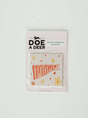 Mom Pennant Refrigerator Magnet