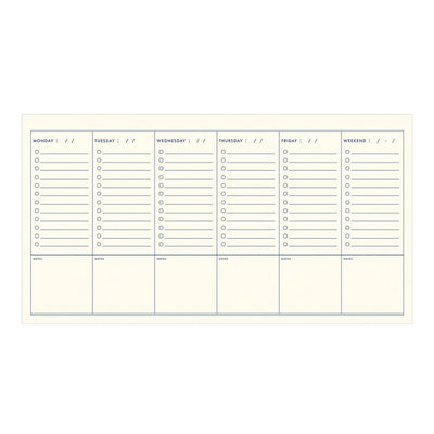 Floral Vines Weekly Planner