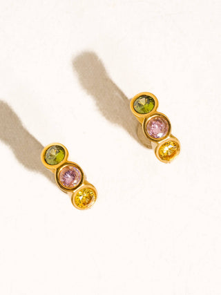 Azelia Colorful Hoop Earrings