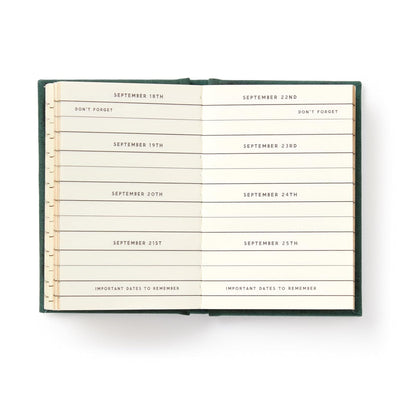 Dates People Get Mad if I Forget Tiny Diary