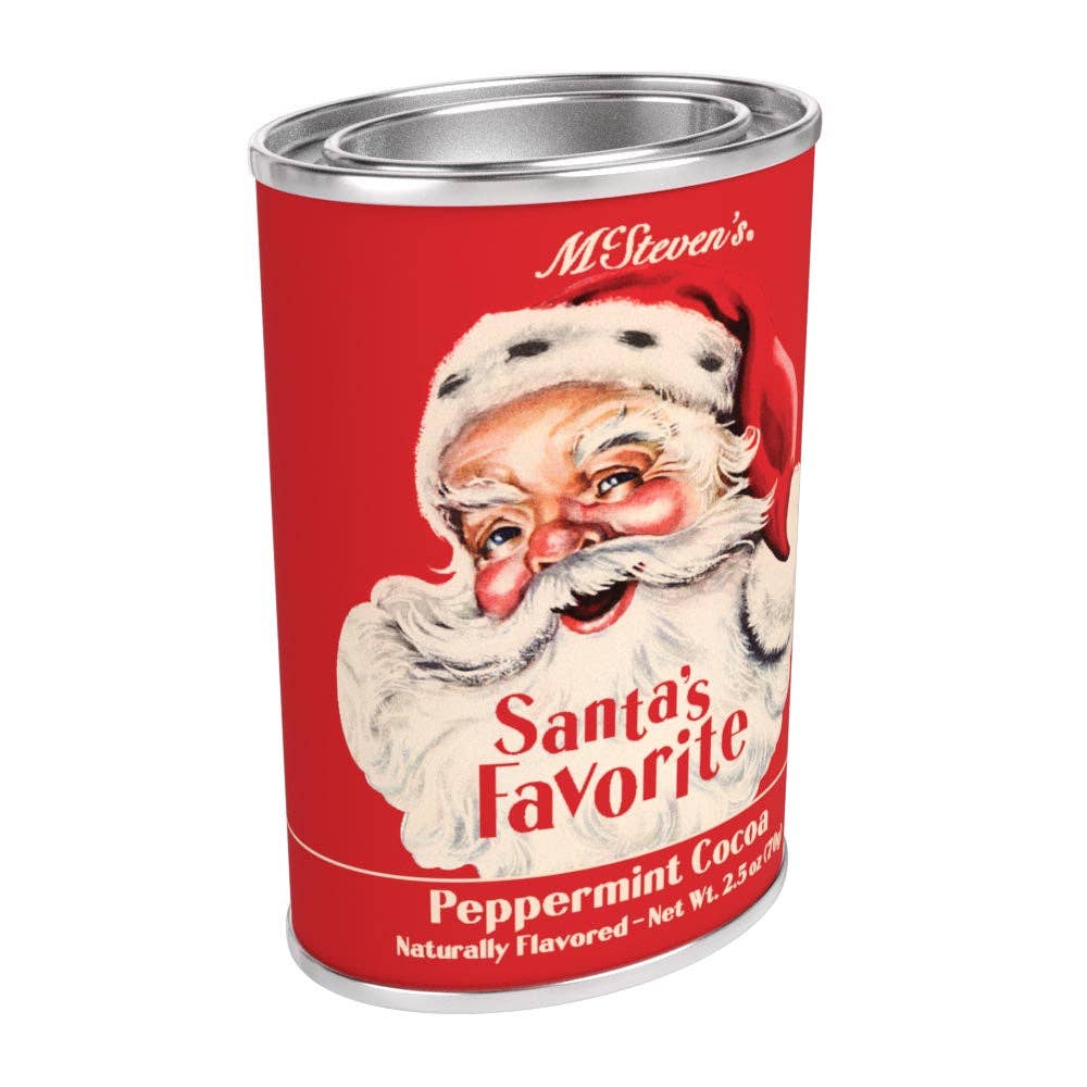 Vintage Santa's Favorite Peppermint Cocoa