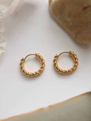 Nora Twisted Hoop Earrings