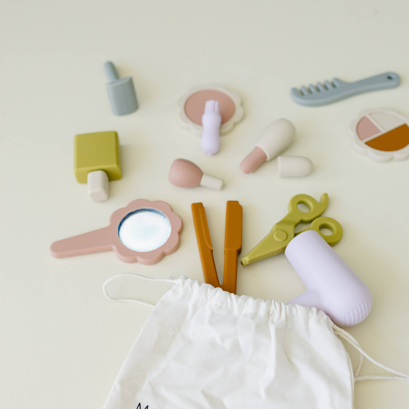 Silicone Hair + Makeup Play Set