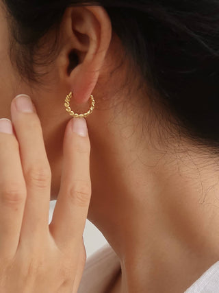 Nora Twisted Hoop Earrings
