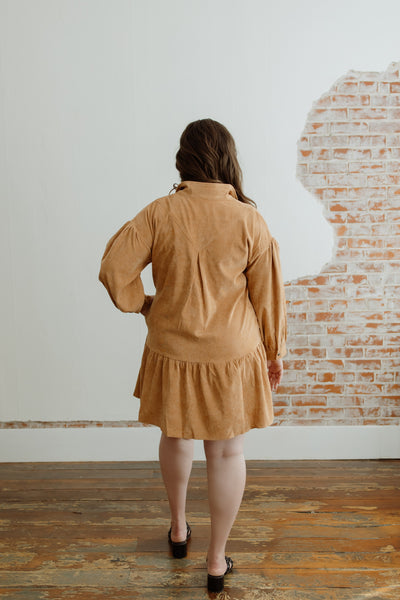 No Excuses Cord Dress