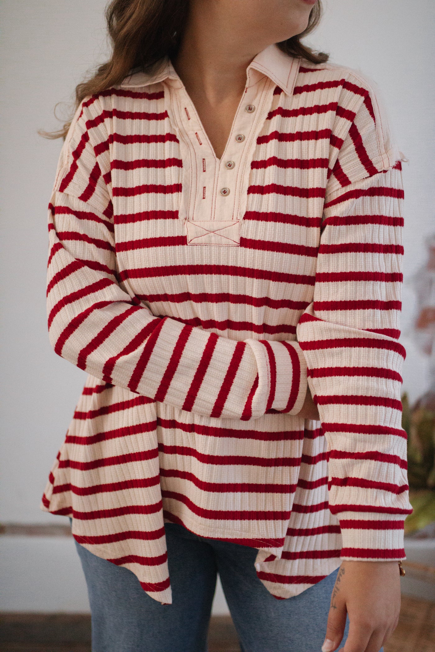 Clara Striped Long Sleeve Shirt