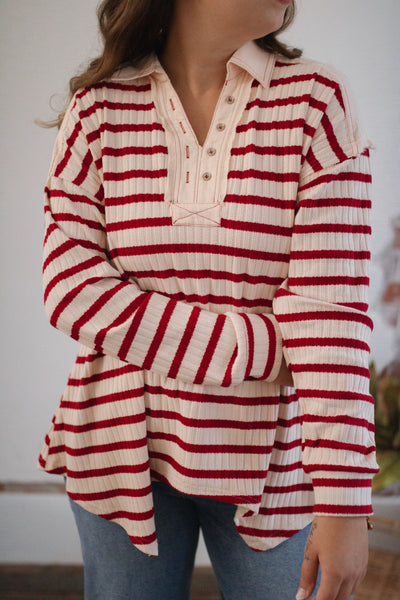 Clara Striped Long Sleeve Shirt