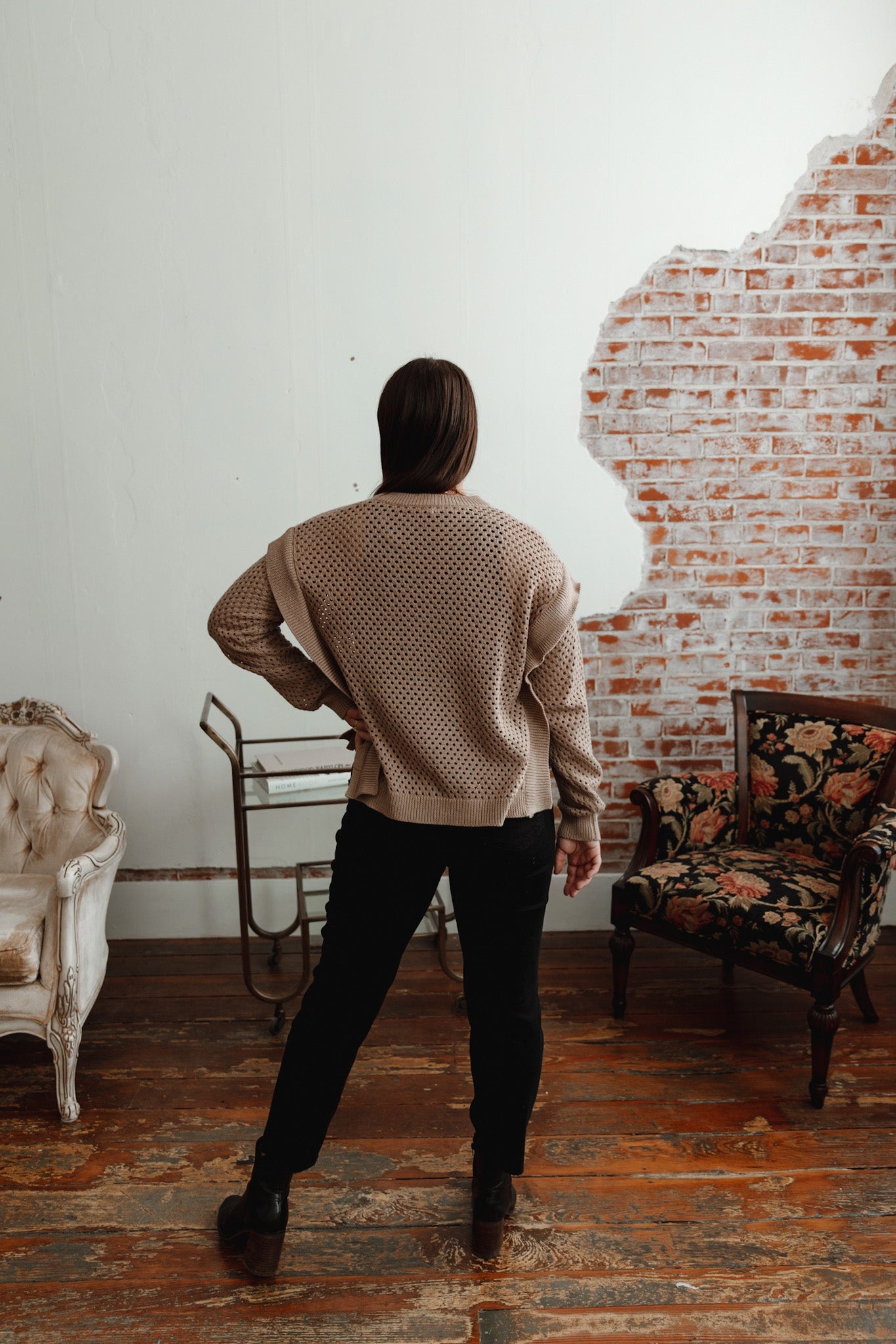 Roxanne Cutout Sweater