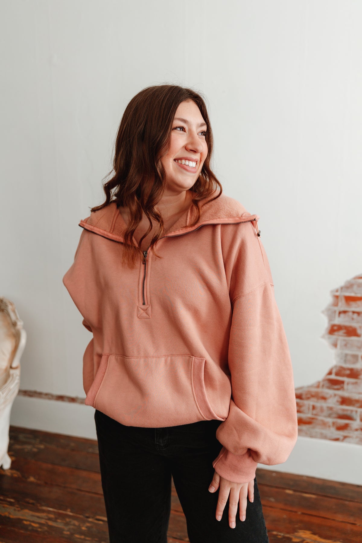 In A Rush Zip Hoodie Windy Nest