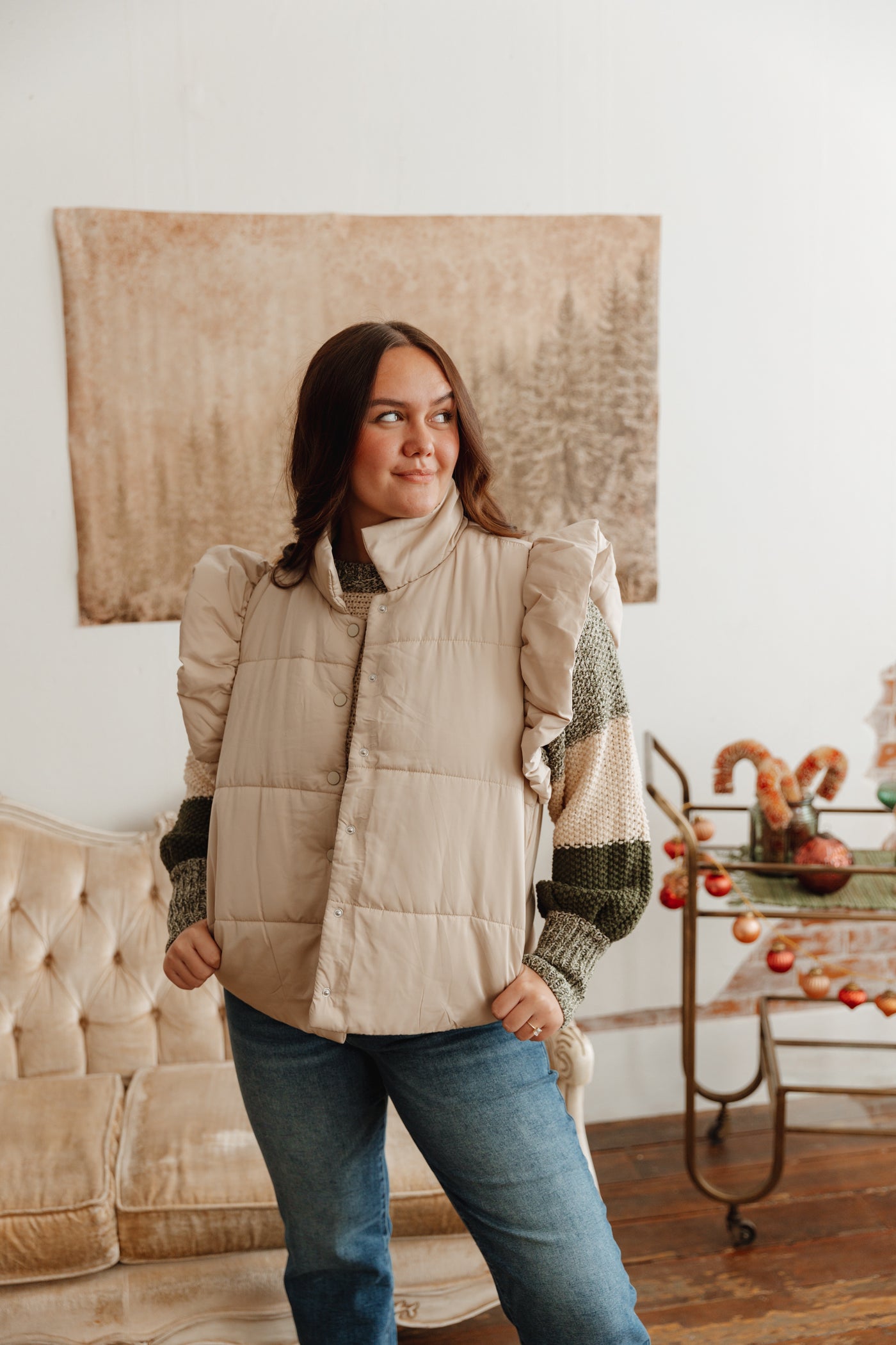 Free Flutter Puffer Vest