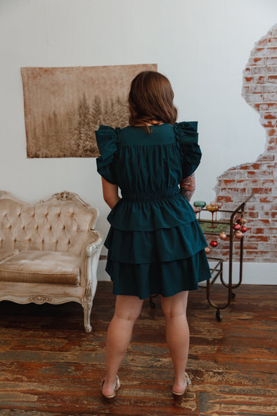 Easy Does It Ruffle Dress