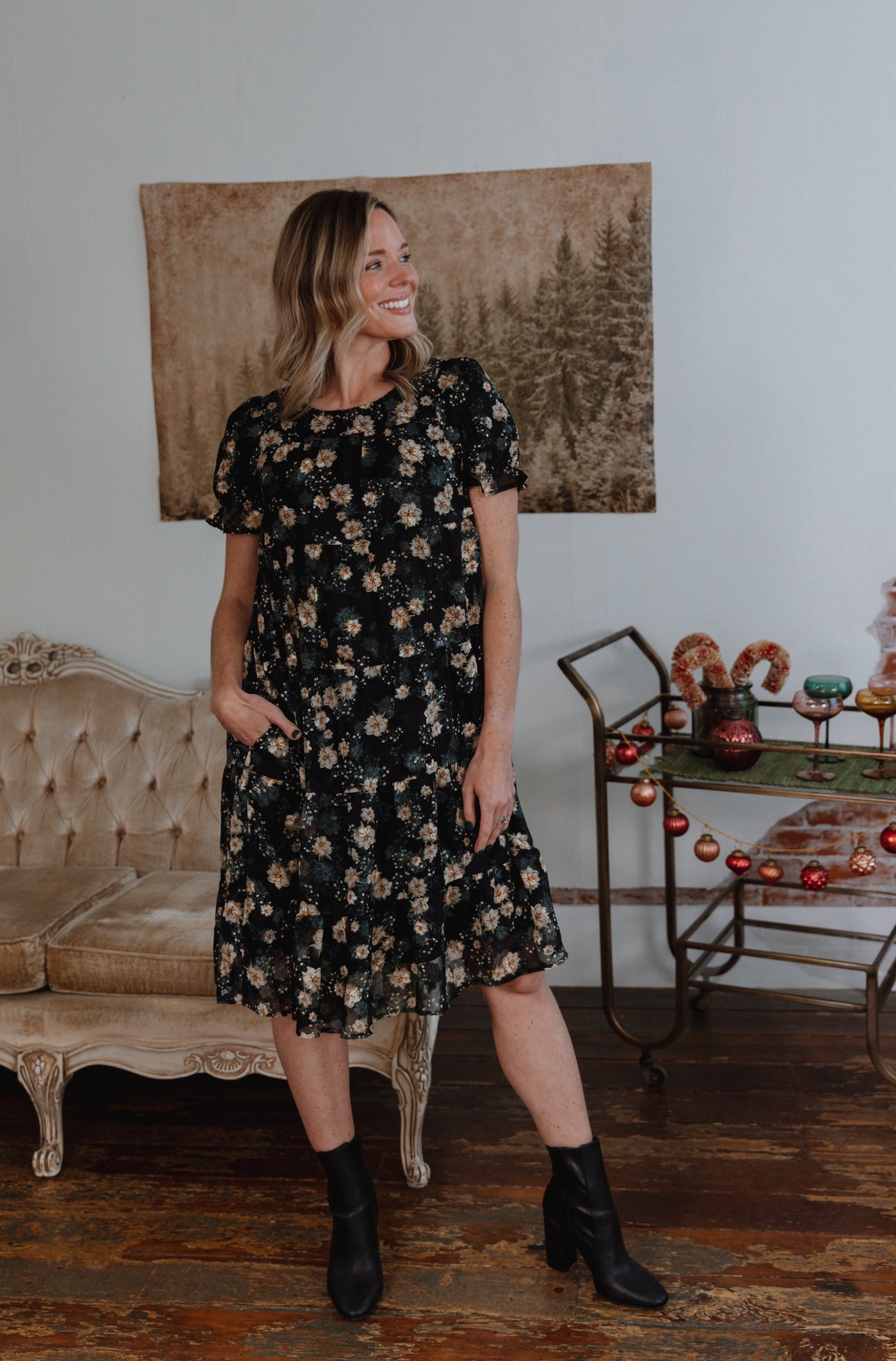 Feeling Festive Mini Dress