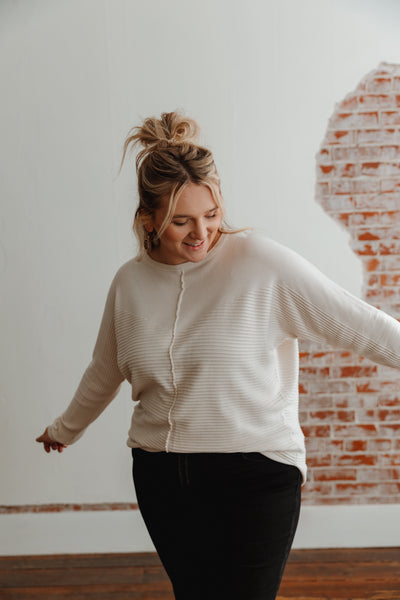 In The Mood Ribbed Sweater