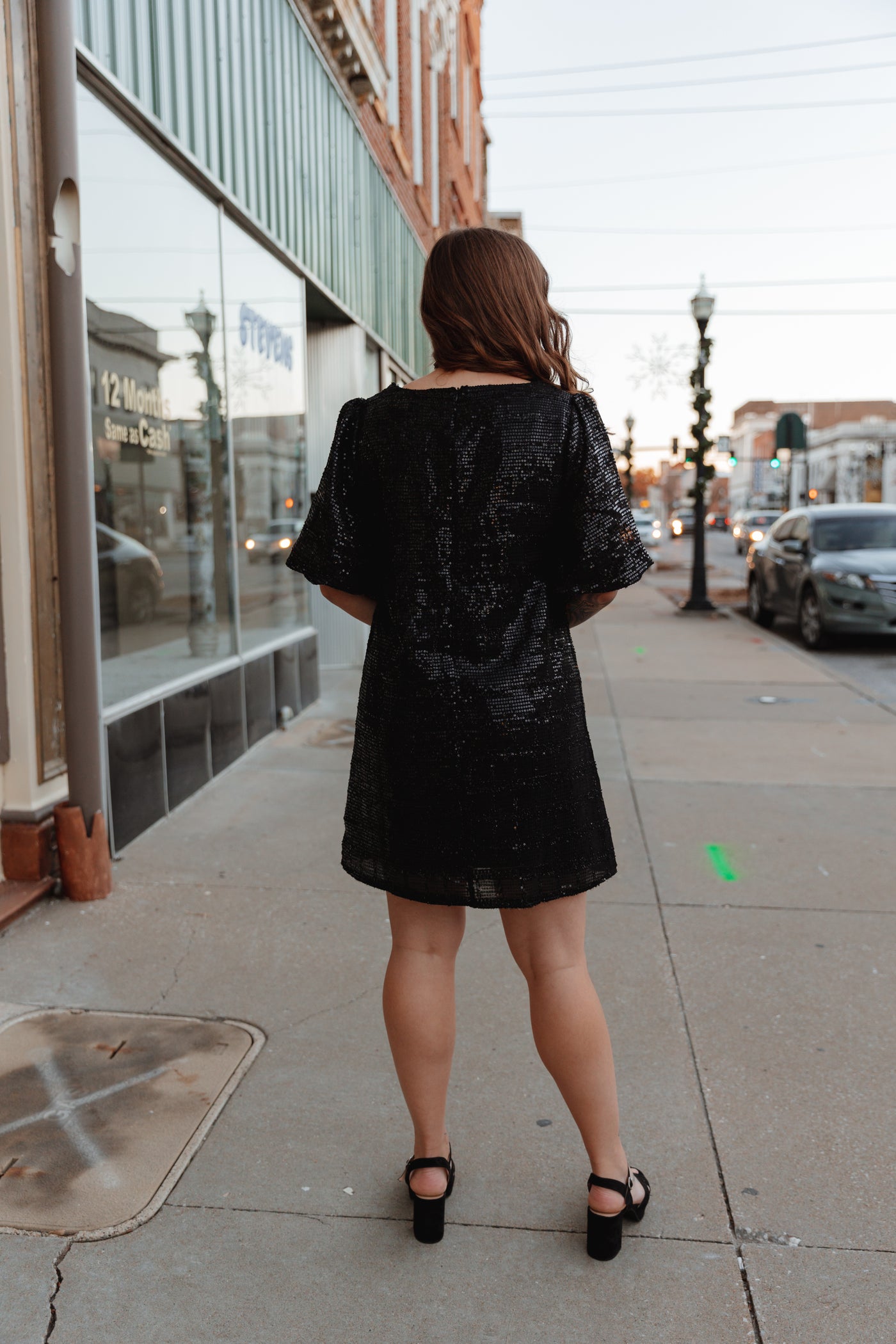 Night Skies Sequin Mini Dress