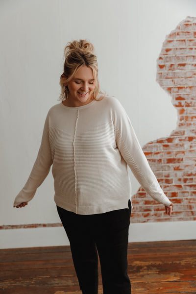 In The Mood Ribbed Sweater
