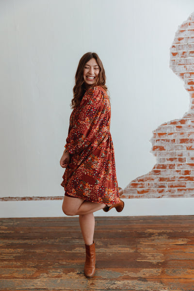 Amber Sky Patch Dress