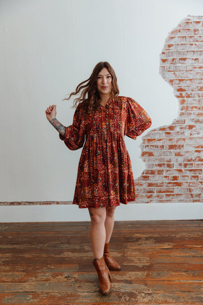 Amber Sky Patch Dress