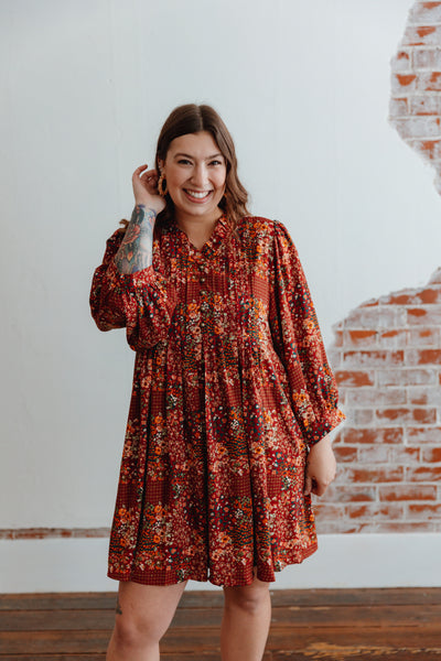 Amber Sky Patch Dress