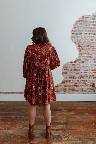 Amber Sky Patch Dress