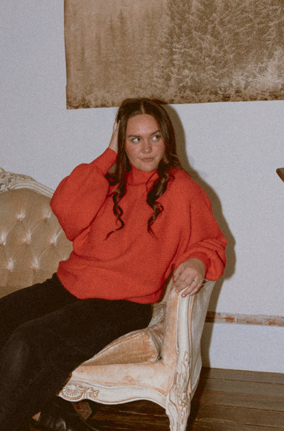 Shades Of Red Sweater