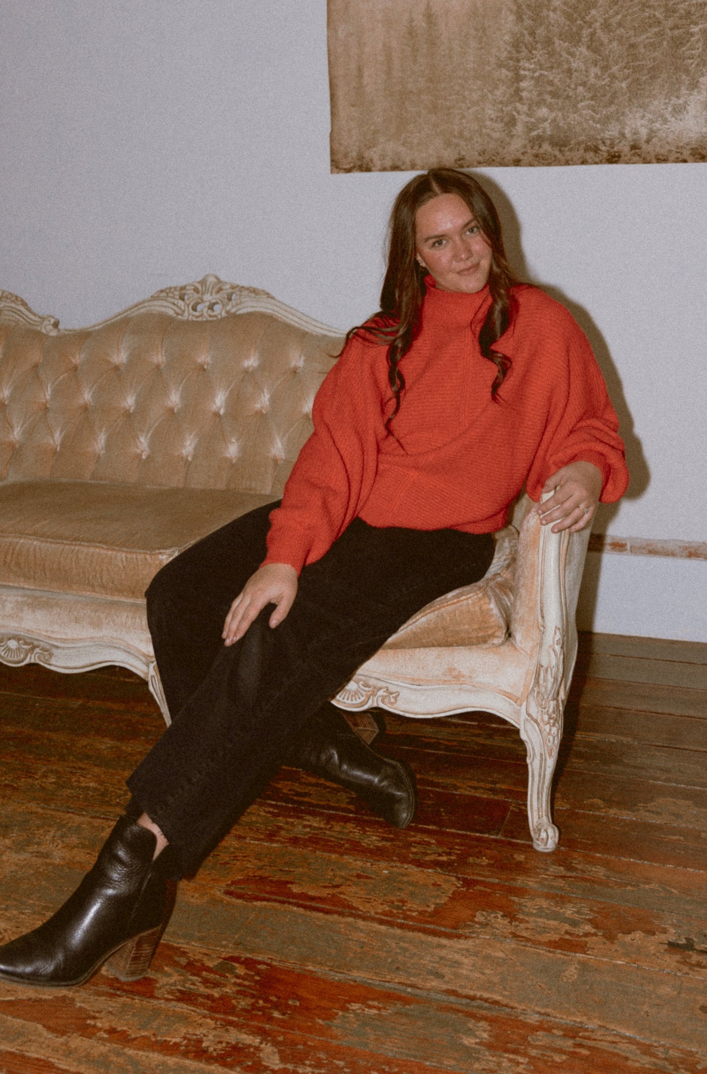 Shades Of Red Sweater