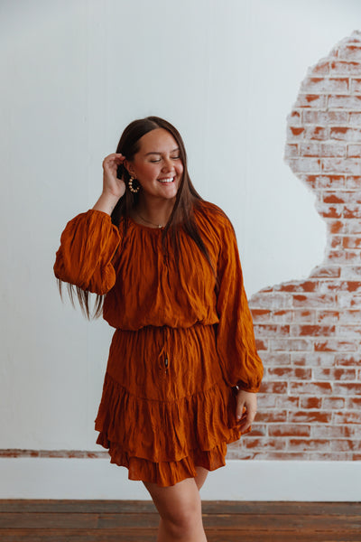 New Adventures Crinkle Dress