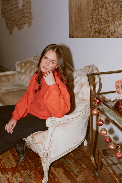 Shades Of Red Sweater