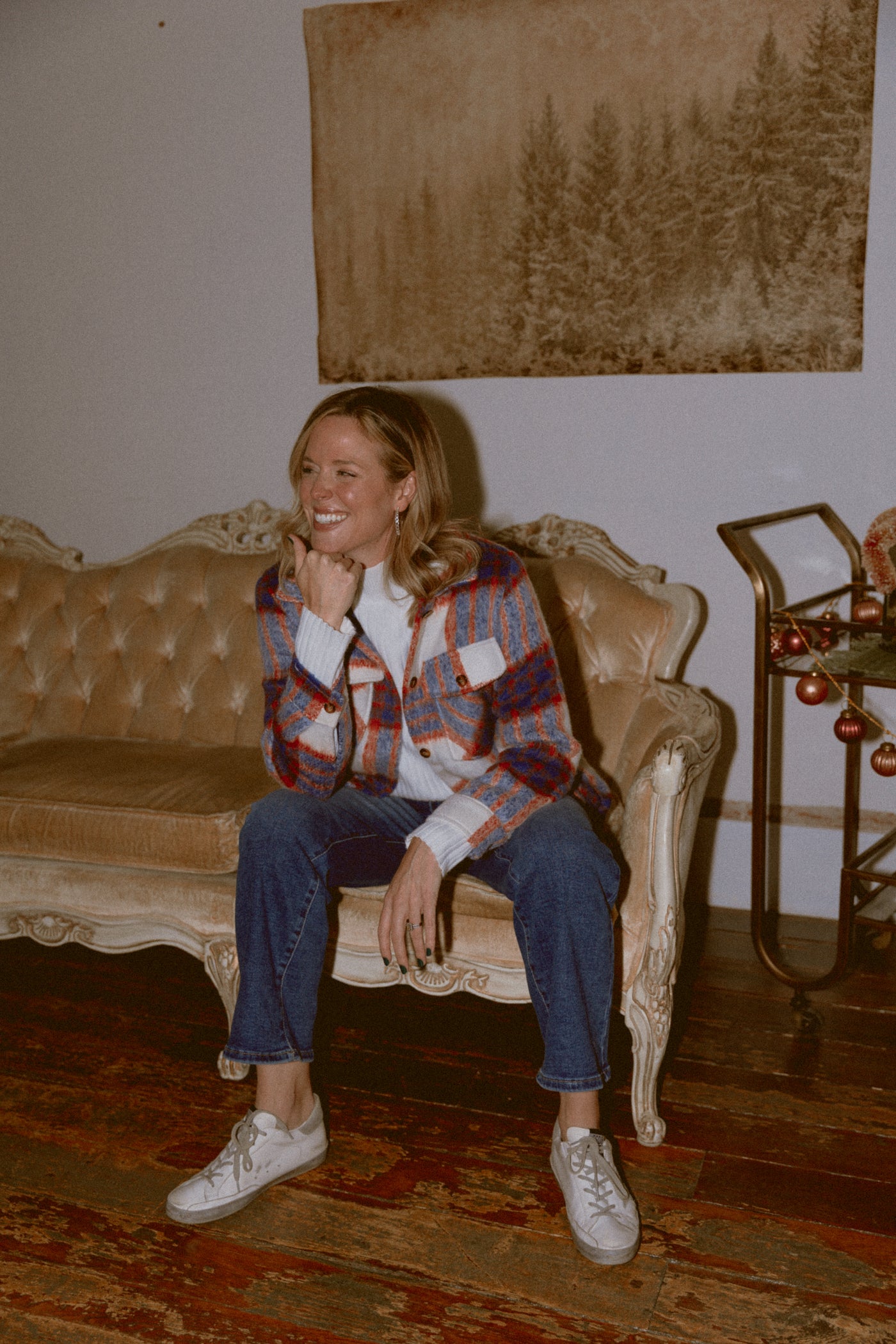 Let It Go Plaid Plaid Shacket
