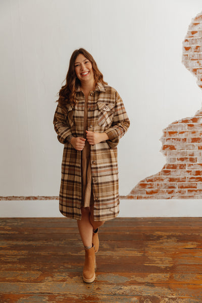 Wherever You Go Plaid Jacket