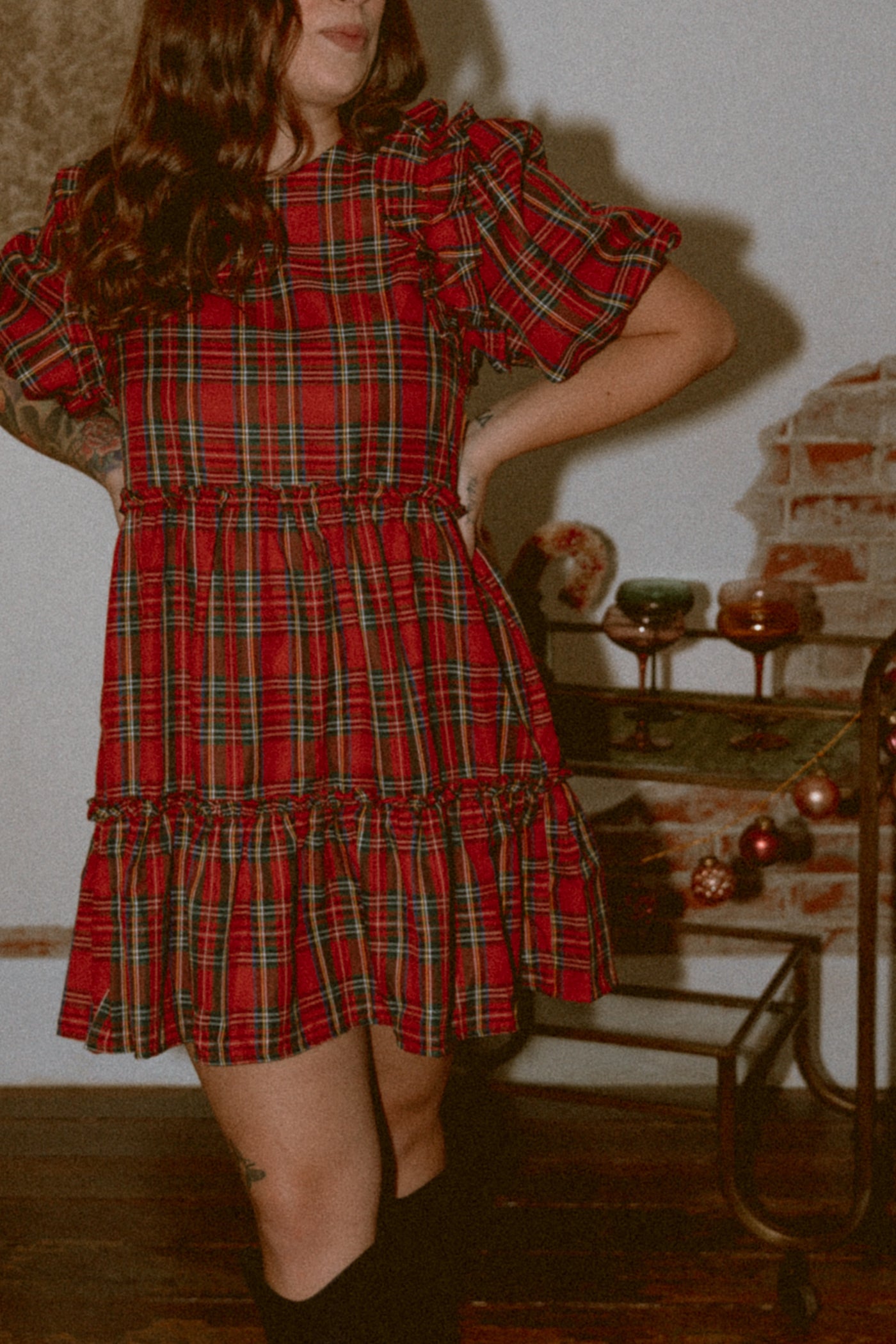 Merry + Bright Plaid Dress