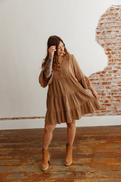Here For It Gauze Dress