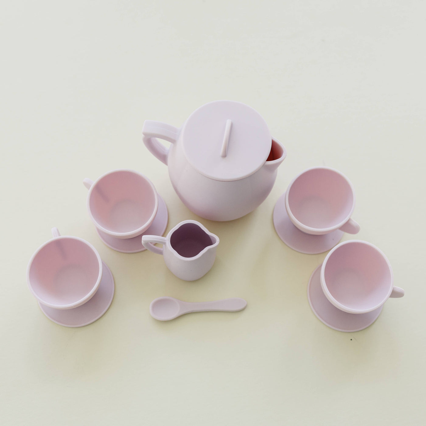 Silicone Tea Play Set | Pink