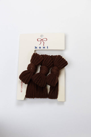 KAXI Bow Slick Back Ponytails | Set of 3