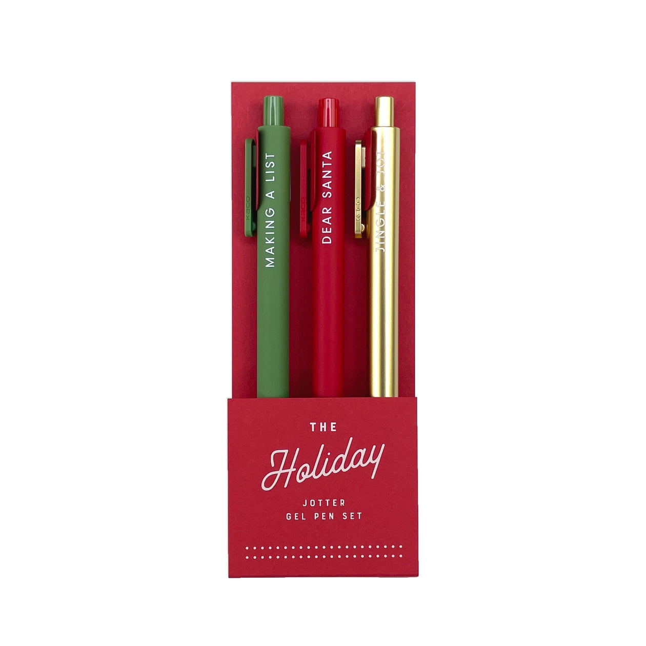 Holiday Jotter Gel Pen | Set of 3